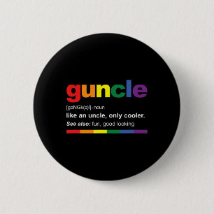 Pregnancy Announcemen For Gay Uncle New Uncle 6 Cm Round Badge