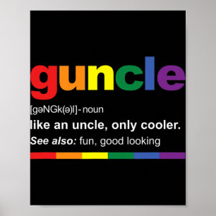 Pregnancy Announcemen For Gay Uncle New Uncle Poster