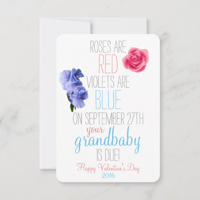 Pregnancy Announcement (Front)