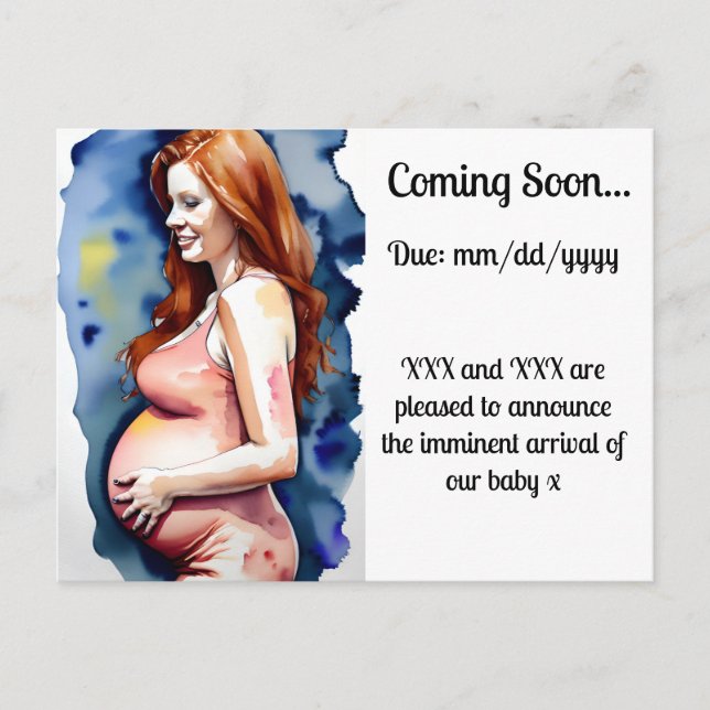 Pregnancy Announcement (Front)