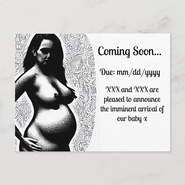 Pregnancy Announcement (Front)