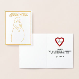 Pregnancy announcement