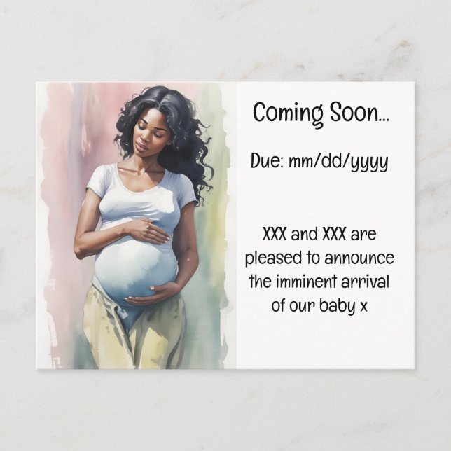 Pregnancy Announcement (Front)