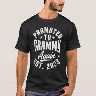 Pregnancy Announcement 2023 Promoted To Grammy Aga T-Shirt
