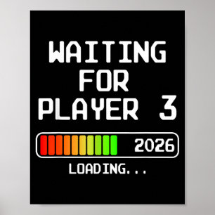 Pregnancy Announcement 2026 Waiting For Player 3 D Poster