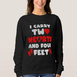 Pregnancy Announcement Baby Birth Sweatshirt