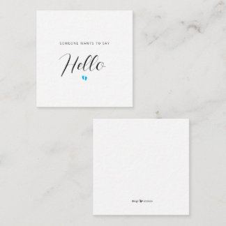 PREGNANCY ANNOUNCEMENT Baby Reveal Card