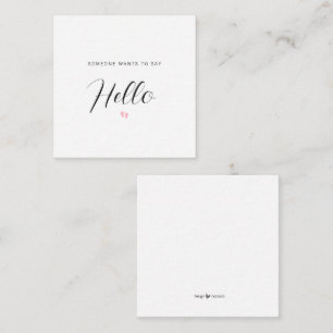 PREGNANCY ANNOUNCEMENT Baby Reveal Card