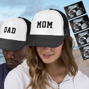 Pregnancy Announcement Baby Reveal Mum Trucker Hat