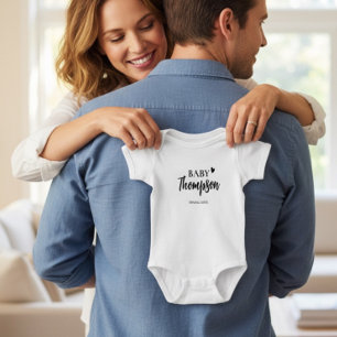 Pregnancy Announcement & Baby Shower Photo Prop Bodysuit