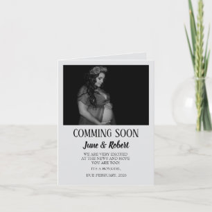 Pregnancy announcement cards