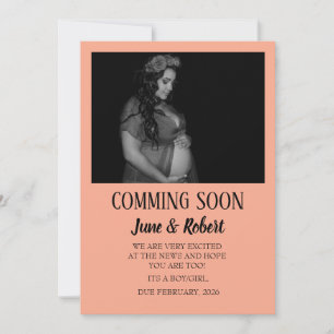 Pregnancy announcement cards
