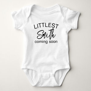 Pregnancy Announcement Custom custom Brand, Little Baby Bodysuit