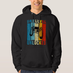 Pregnancy Announcement Dad Level Unlocked New Dadd Hoodie