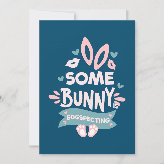 Pregnancy Announcement Easter Bunny (Front)