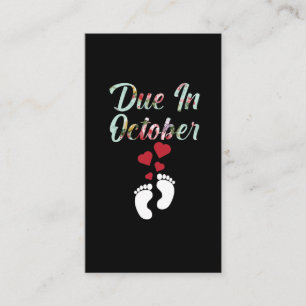 Pregnancy Announcement Expecting baby Date October