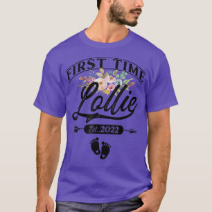 Pregnancy Announcement First Time lollie Est T-Shirt