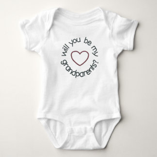 Pregnancy Announcement for Grandparents Bodysuit