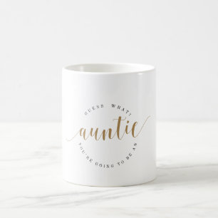 Pregnancy Announcement for sister auntie! Coffee Mug