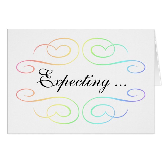 Pregnancy Announcement Gay/Lesbian (Front Horizontal)