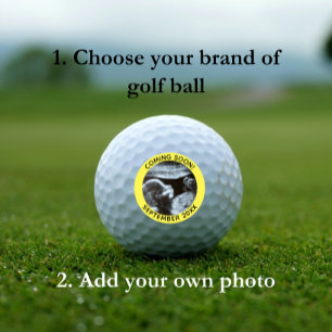 Pregnancy Announcement Gender Reveal Sonogram Golf Balls