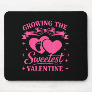 Pregnancy Announcement Growing The Sweetest Valent Mouse Mat