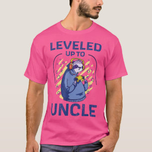 Pregnancy Announcement Levelled Up To Uncle Gamer T-Shirt