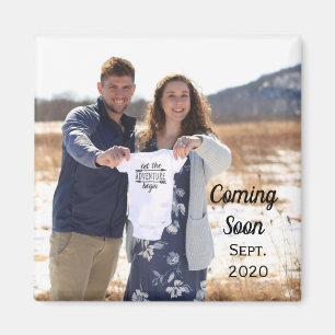 Pregnancy Announcement Magnet