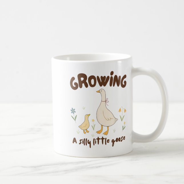 Pregnancy Announcement Mom Growing A Silly Little  Coffee Mug (Right)