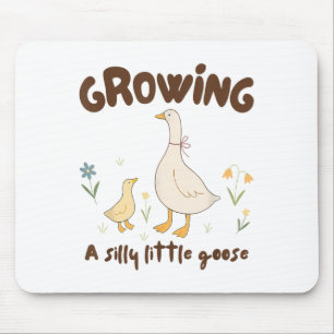 Pregnancy Announcement Mom Growing A Silly Little  Mouse Mat