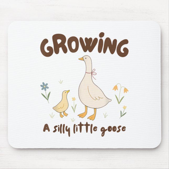 Pregnancy Announcement Mom Growing A Silly Little  Mouse Mat (Front)