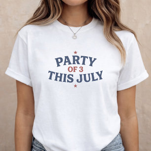 Pregnancy Announcement Mom to Be 4th of July T-Shirt