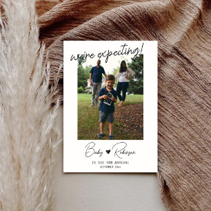 Pregnancy Announcement Photo Card Template