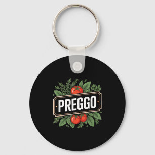 Pregnancy Announcement Prego Pasta Sauce Funny Pre Key Ring
