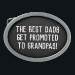 Pregnancy Announcement Promo Grandpa to be  Belt B Belt Buckle<br><div class="desc">Can be customised to suit your needs. © Gorjo Designs. Made for you via the Zazzle platform // Need help customising your design? Got other ideas? Feel free to contact me (Zoe) directly via the contact button below.</div>