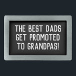 Pregnancy Announcement Promo Grandpa to be  Belt Buckle<br><div class="desc">Can be customised to suit your needs. © Gorjo Designs. Made for you via the Zazzle platform // Need help customising your design? Got other ideas? Feel free to contact me (Zoe) directly via the contact button below.</div>