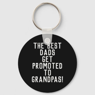 Pregnancy Announcement Promo Grandpa to be Gift Key Ring