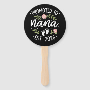 Pregnancy Announcement Promoted to Nana 2026 Hand Fan