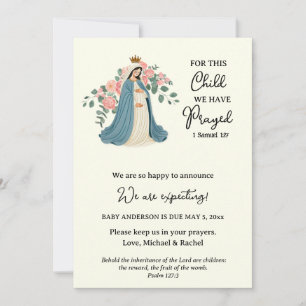 Pregnancy Announcement Religious Prayer 