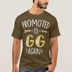 Pregnancy Announcement Soon To Be Gg Again Sun Flo T-Shirt