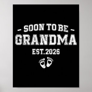 Pregnancy Announcement Soon To Be Grandma 2026  Poster