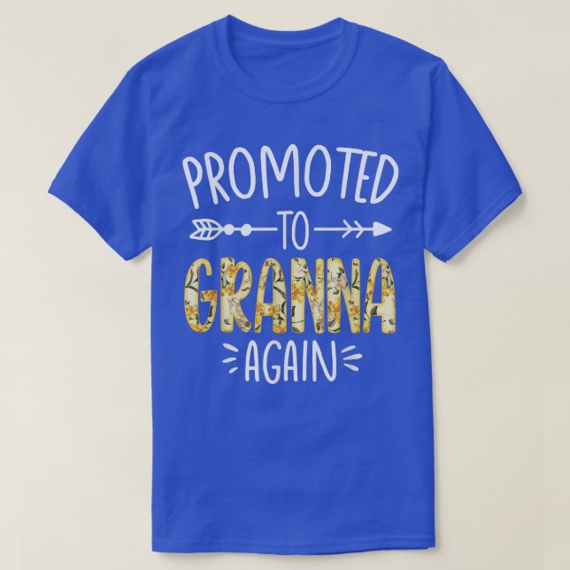 Pregnancy Announcement Soon To Be Granna Again Sun T-Shirt (Design Front)