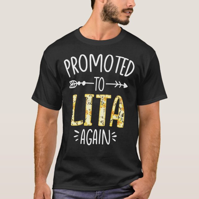 Pregnancy Announcement Soon To Be Lita Again Sun F T-Shirt (Front)