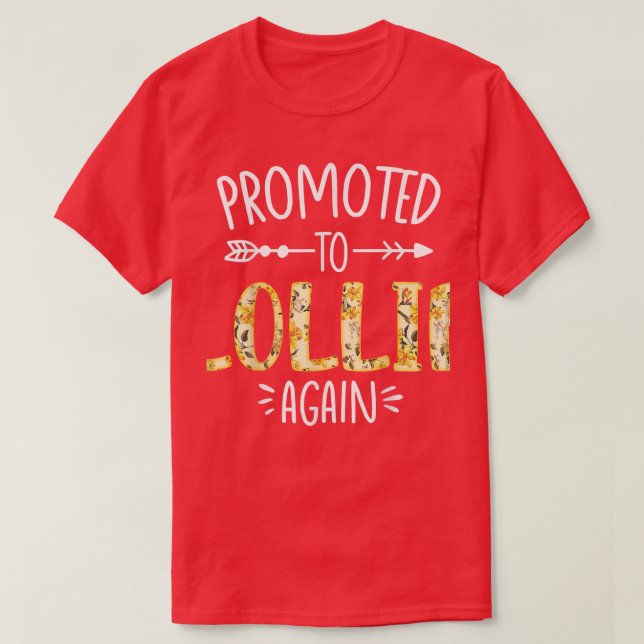Pregnancy Announcement Soon To Be Lollie Again Sun T-Shirt (Design Front)