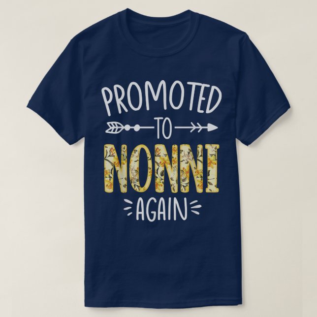 Pregnancy Announcement Soon To Be Nonni Again Sun  T-Shirt (Design Front)