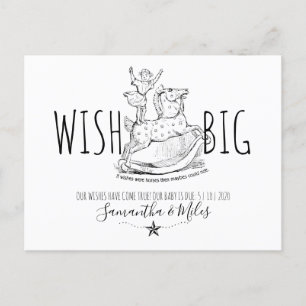 Pregnancy Announcement Vintage Rocking Horse Child