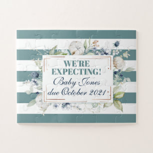 Pregnancy Announcement We're Expecting A Baby Jigsaw Puzzle