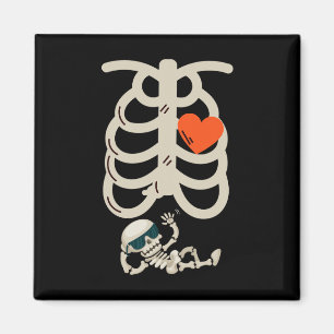 Pregnancy Announcement X-ray Halloween Magnet