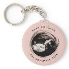 Pregnancy Baby Girl Sonogram Ultrasound Photo Pink