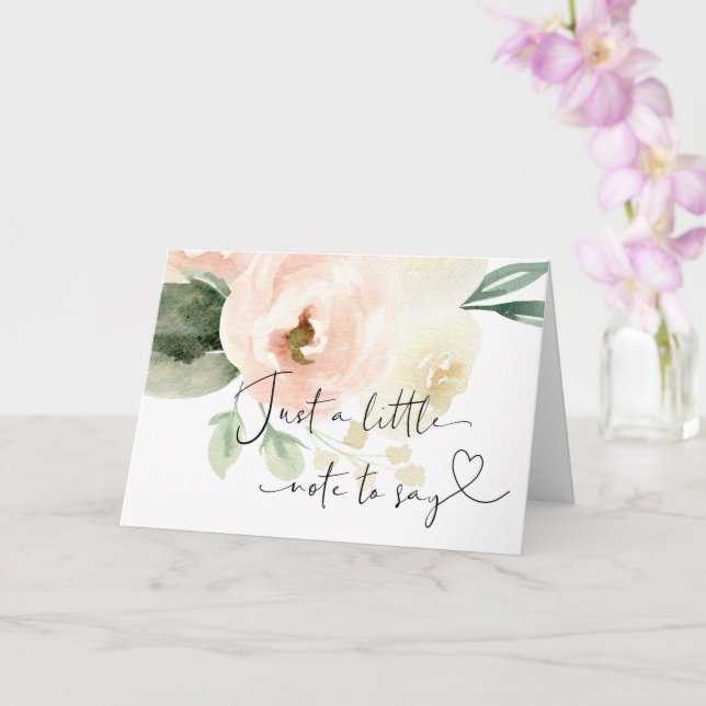 Pregnancy Baby Reveal For Family Pink Floral Card (Orchid)